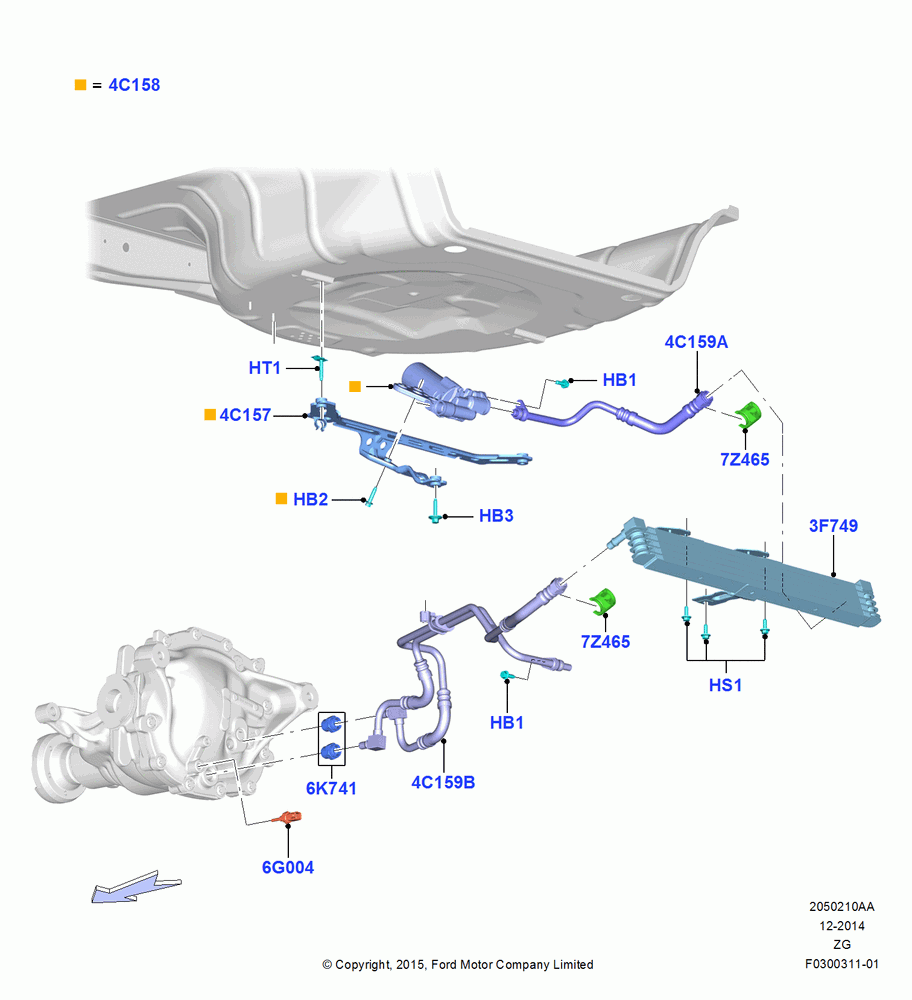 Rear Axle Cooling, North American Markets, Coolers - Powertrain, Coolers - Powertrain 2