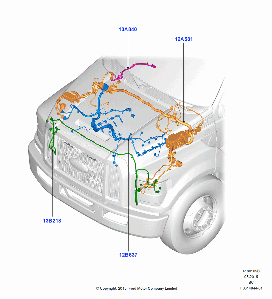09B - Wiring - Engine And Transmission, 6.7L 4V OHV T/C Scorpion Diesel-C, 6.7L 4V OHV T/C Scorpion Diesel-B, 6.7L 4V OHV T/C Scorpion Diesel-A; 13/JUL/2015