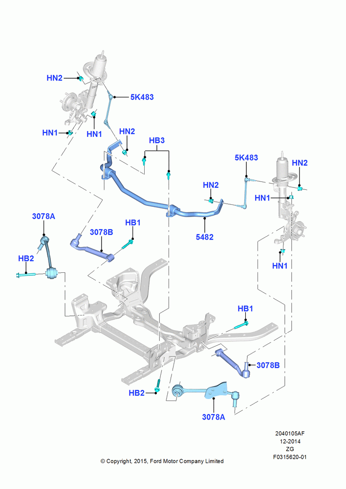 Front Susp.Arms/Stabilizer/X-Member, Shelby Version, Control Arms and Stabilizer