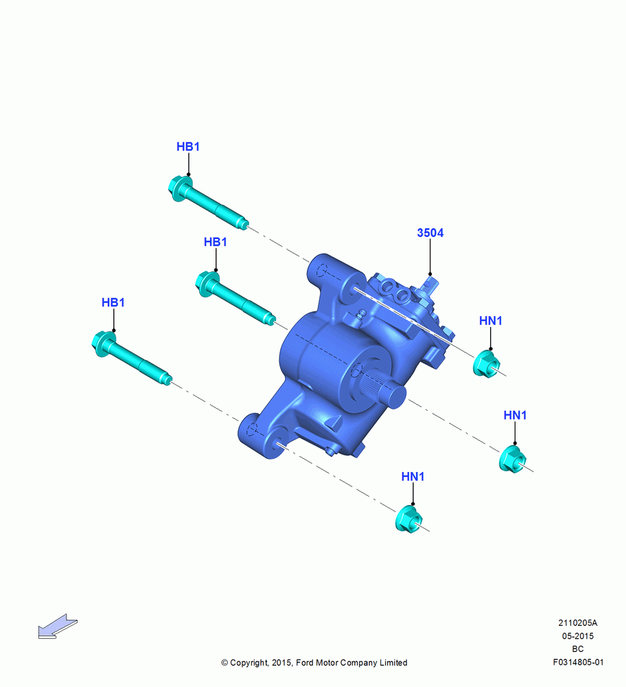 05A - Steering Gear; 13/JUL/2015