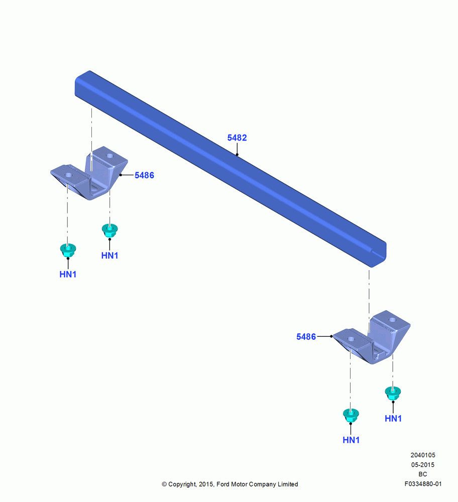 05 - Front Susp.Arms/Stabilizer/X-Member, With Front Stabilizer Bar; 13/JUL/2015