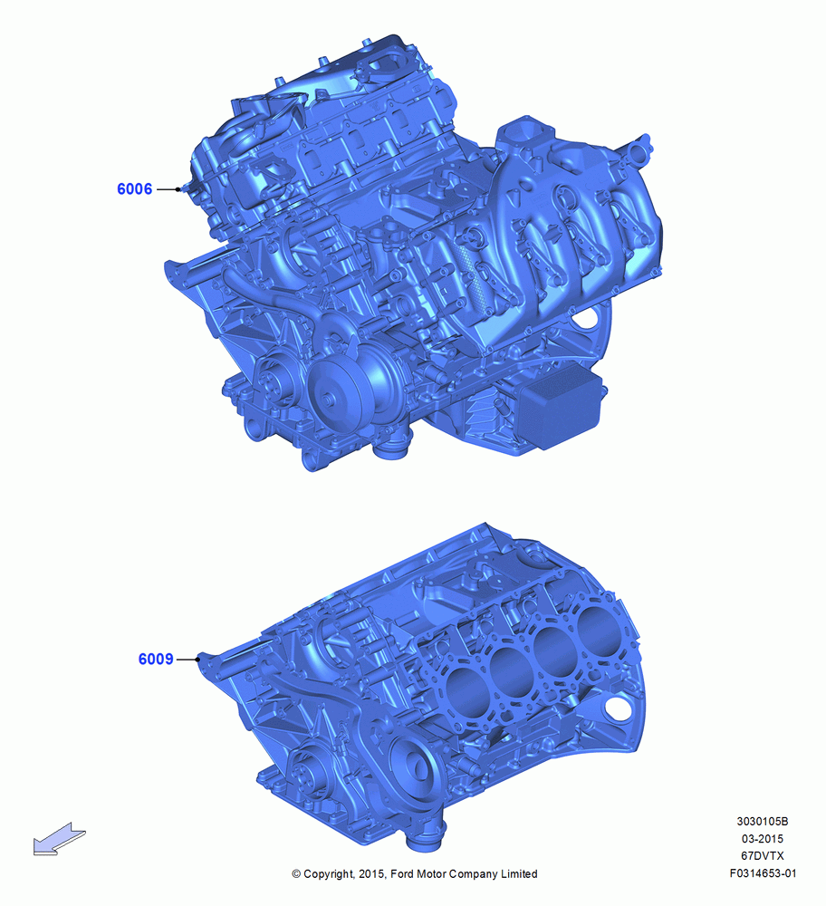 05B - Service Engine and Short Block, 6.7L 4V OHV T/C Scorpion Diesel-C, 6.7L 4V OHV T/C Scorpion Diesel-B, 6.7L 4V OHV T/C Scorpion Diesel-A, 6.7L 4V V8 T/C Diesel; 13/JUL/2015-02/JAN/2020