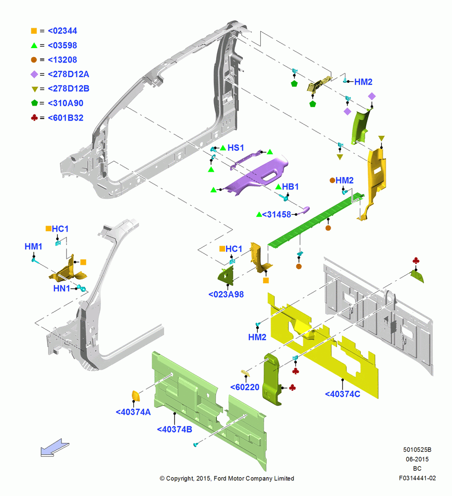 25B - Side Trim, Super Cab; 13/JUL/2015