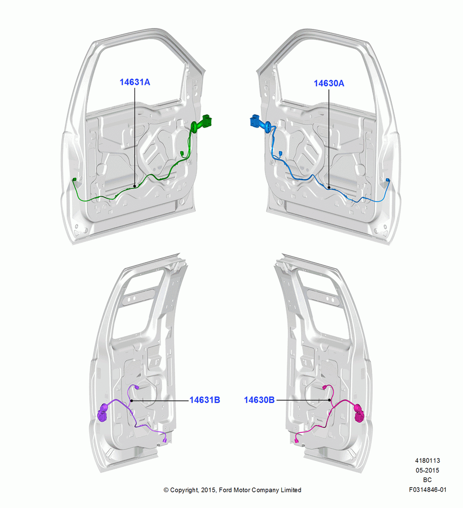 13 - Wiring - Body Closures; 13/JUL/2015