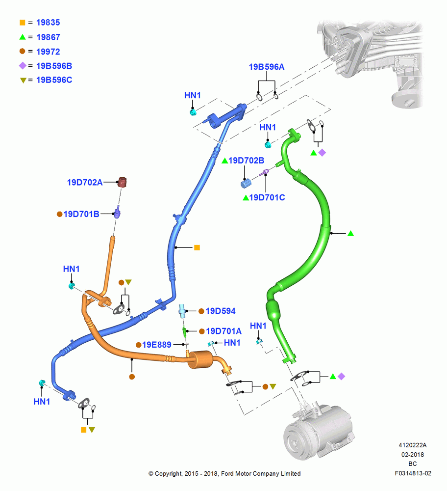 22A - Air Conditioning System, 6.8L Gas EFI V10; 13/JUL/2015