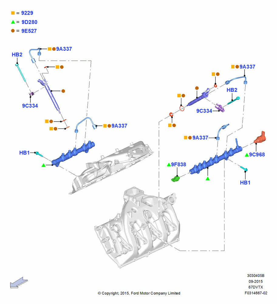 05B - Fuel Injectors and Pipes, 6.7L 4V OHV T/C Scorpion Diesel-C, 6.7L 4V OHV T/C Scorpion Diesel-B, 6.7L 4V OHV T/C Scorpion Diesel-A; 13/JUL/2015-02/JAN/2020