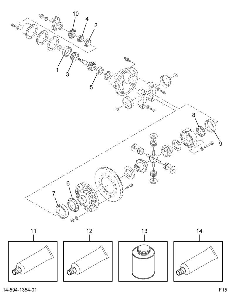 ......KIT DIFF BRG & SEAL RS23160 (4C4Z-4621-B)