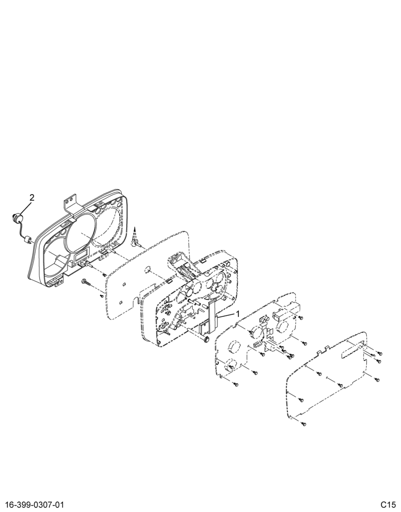 ..CLUSTER INSTRUMENT ENGLISH (6E7Z-10849-C1)