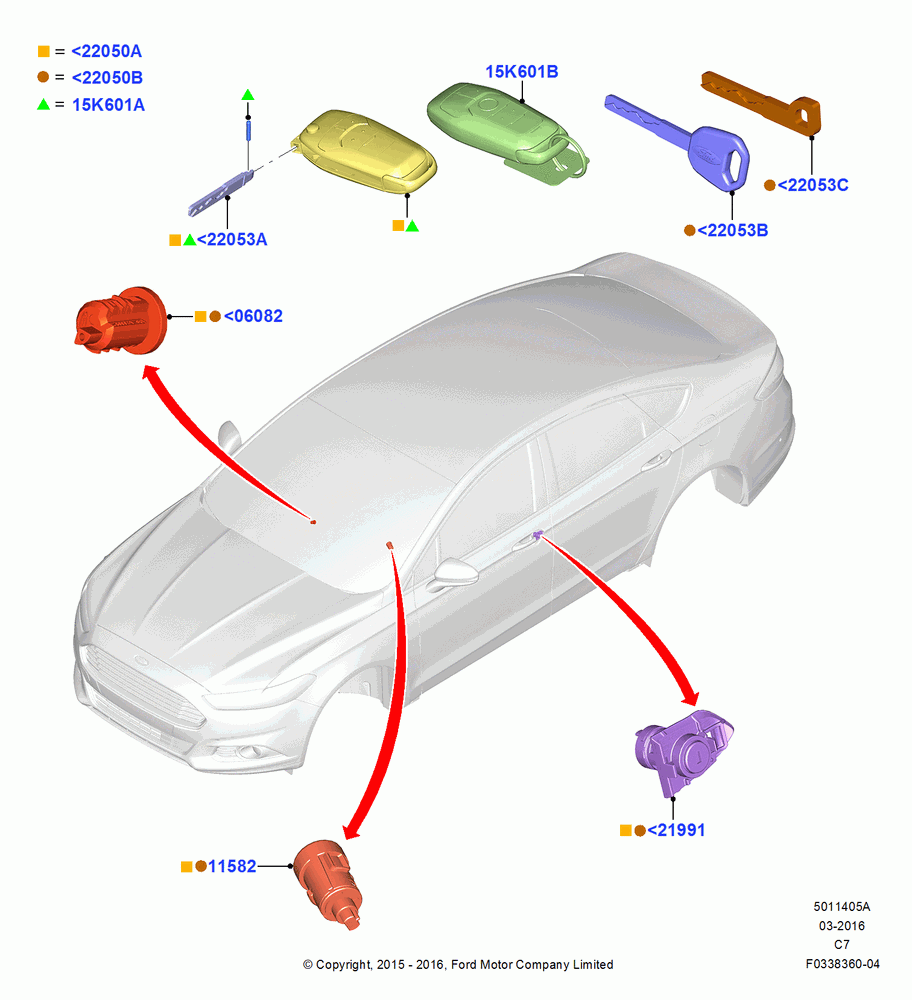 05A - Vehicle Lock Sets and Repair Kits; 13/AUG/2012-04/APR/2016