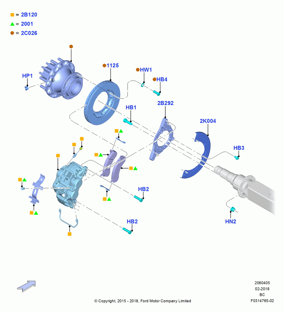 05 - Rear Brake Discs and Calipers, With 4 Wheel Disc-Brake; 13/JUL/2015
