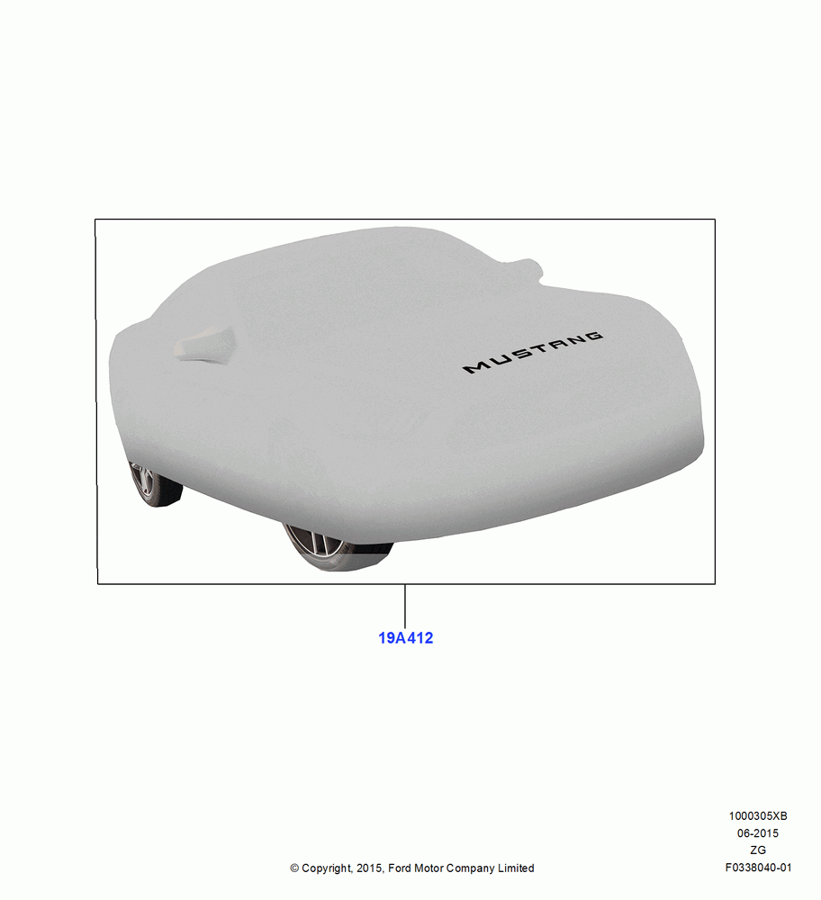 05XB - Appearance And Maintenance Aids, North American Markets, Accessory, Vehicle Cover; 03/AUG/2015