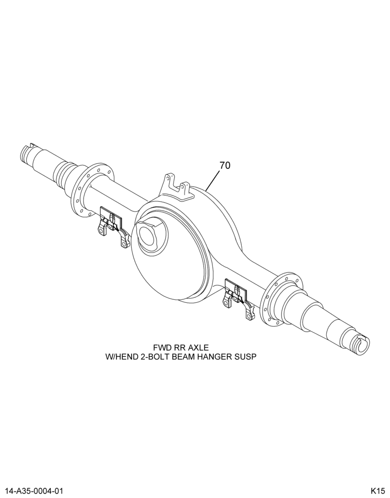 INPUT YOKE; FWD RR AXLE