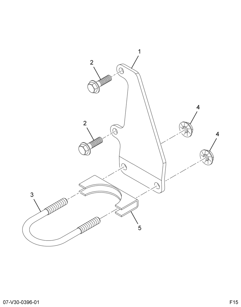 ..KIT TURBO PIPE SUPPORT SVC (4C4Z-5K272-AA)