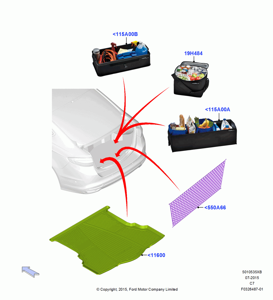 35XB - Load Compartment Trim, Accessory; 15/JUL/2014