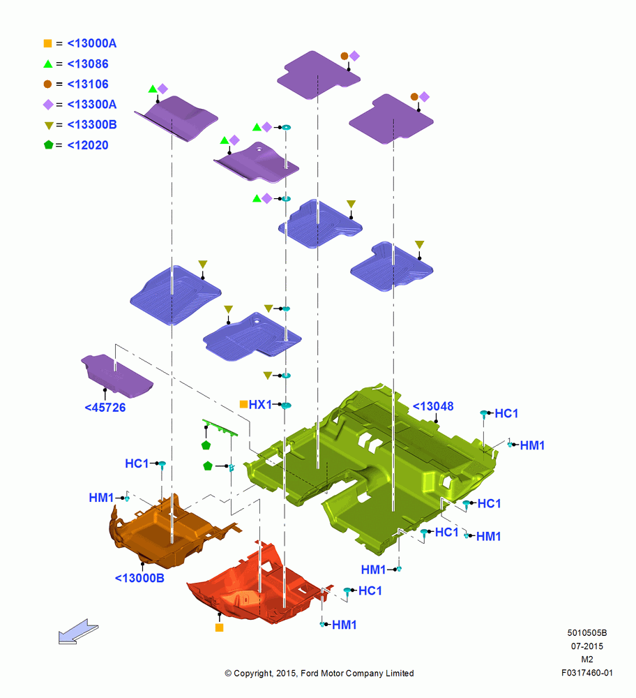 05B - Floor Trim; 04/SEP/2014-13/AUG/2019