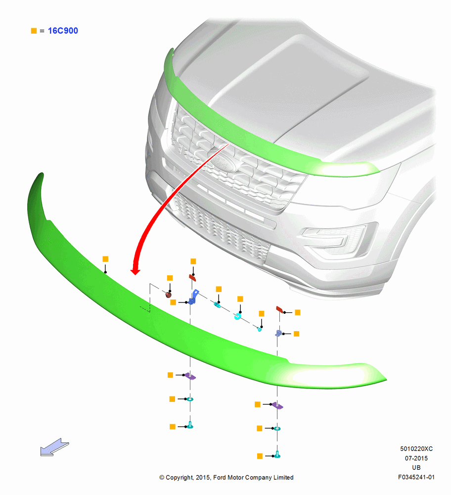 20XC - Hood and Related Parts, Accessory Hood Protector By Aeroskin; 04/MAY/2015-03/MAR/2019