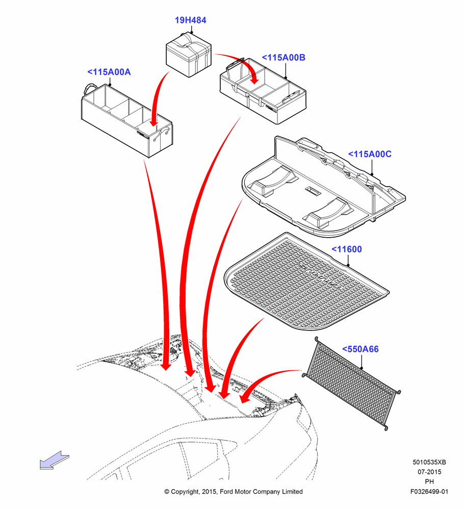 35XB - Load Compartment Trim, Accessory; 06/FEB/2012-02/JUN/2014