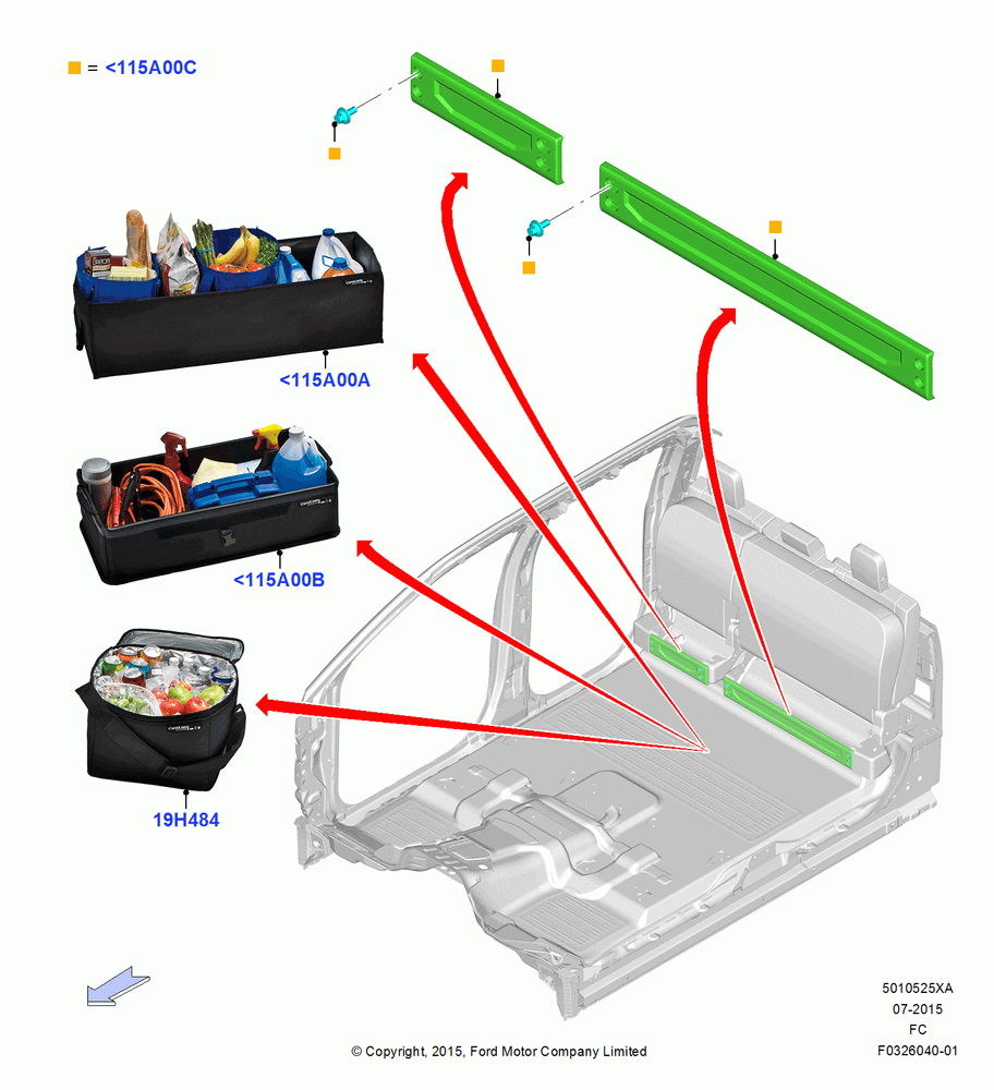 25XA - Side Trim, (+) North American Markets, Accessory Type; 20/OCT/2014