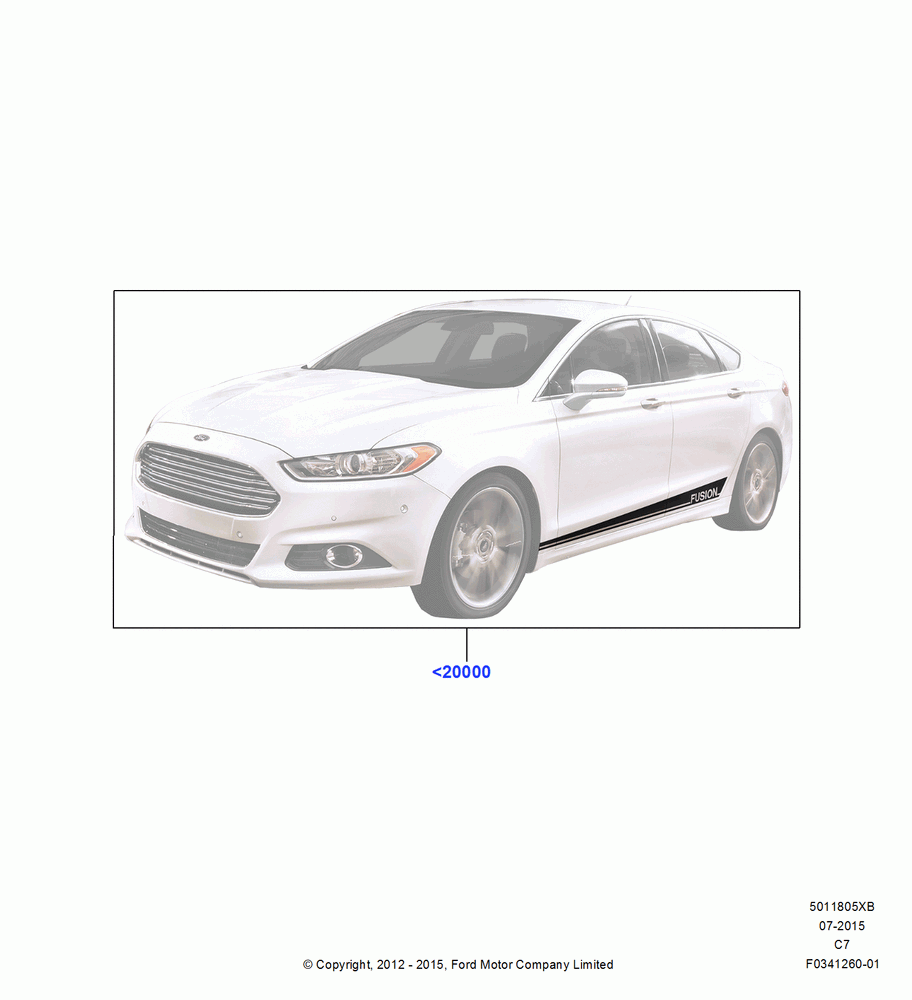 05XB - Stripe Decals, Accessory, Body Side Stripe Kit; 13/AUG/2012