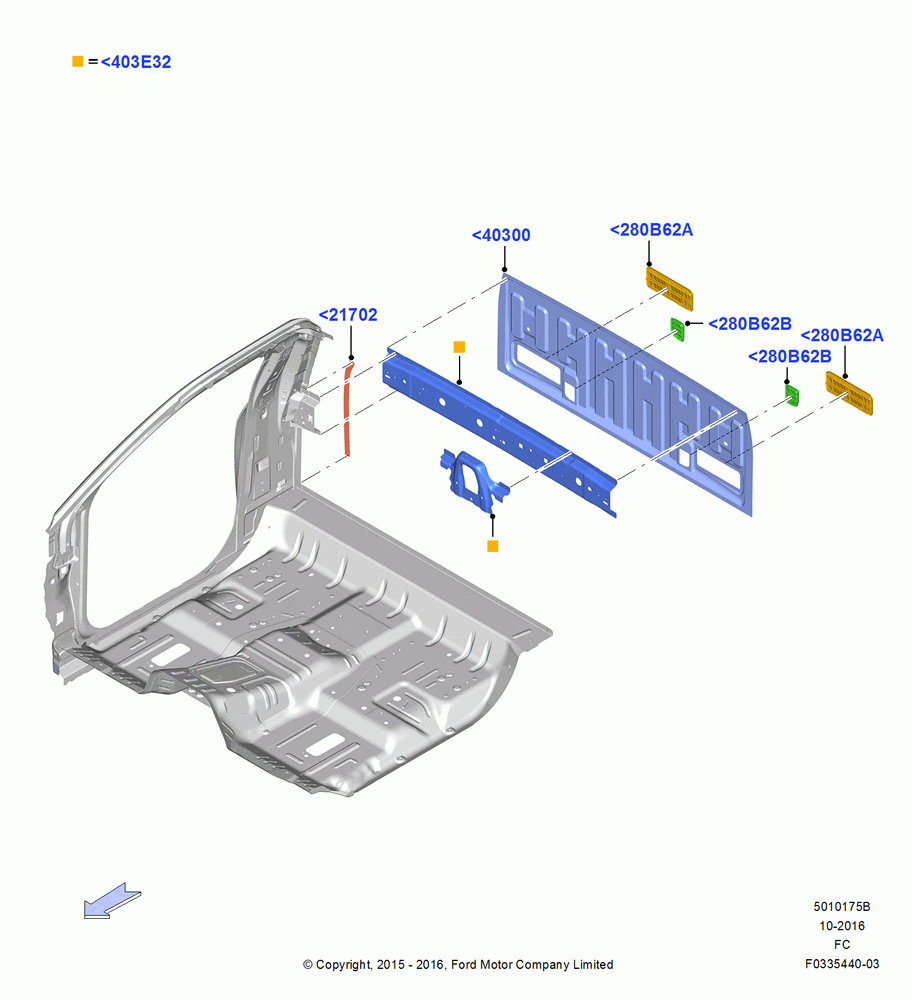 75B - Back Panel and Rear Window; 16/FEB/2015-09/JAN/2017