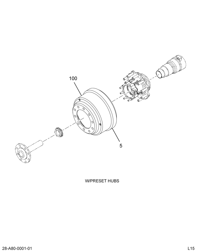 BRAKE DRUM, REAR; SINGLE, CAST, N/14WZZ, 14WZY