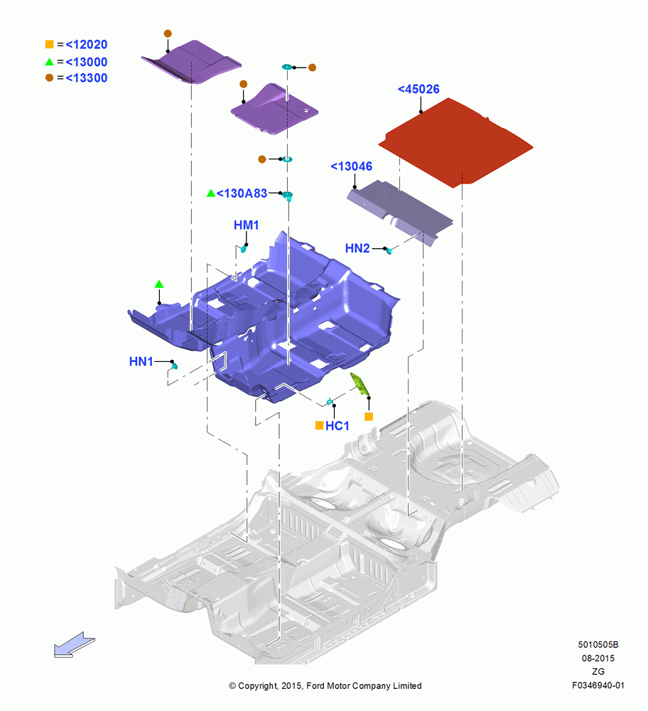 05B - Floor Trim; 03/AUG/2015