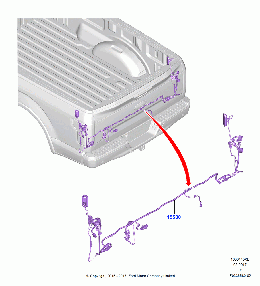 45XB - Accessory - Electrical Kit, (+) North American Markets, Bed Lamp; 12/OCT/2015