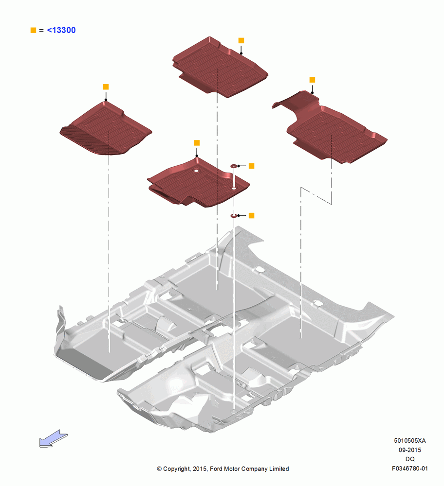 05XA - Floor Trim, Accessory; 19/JAN/2015