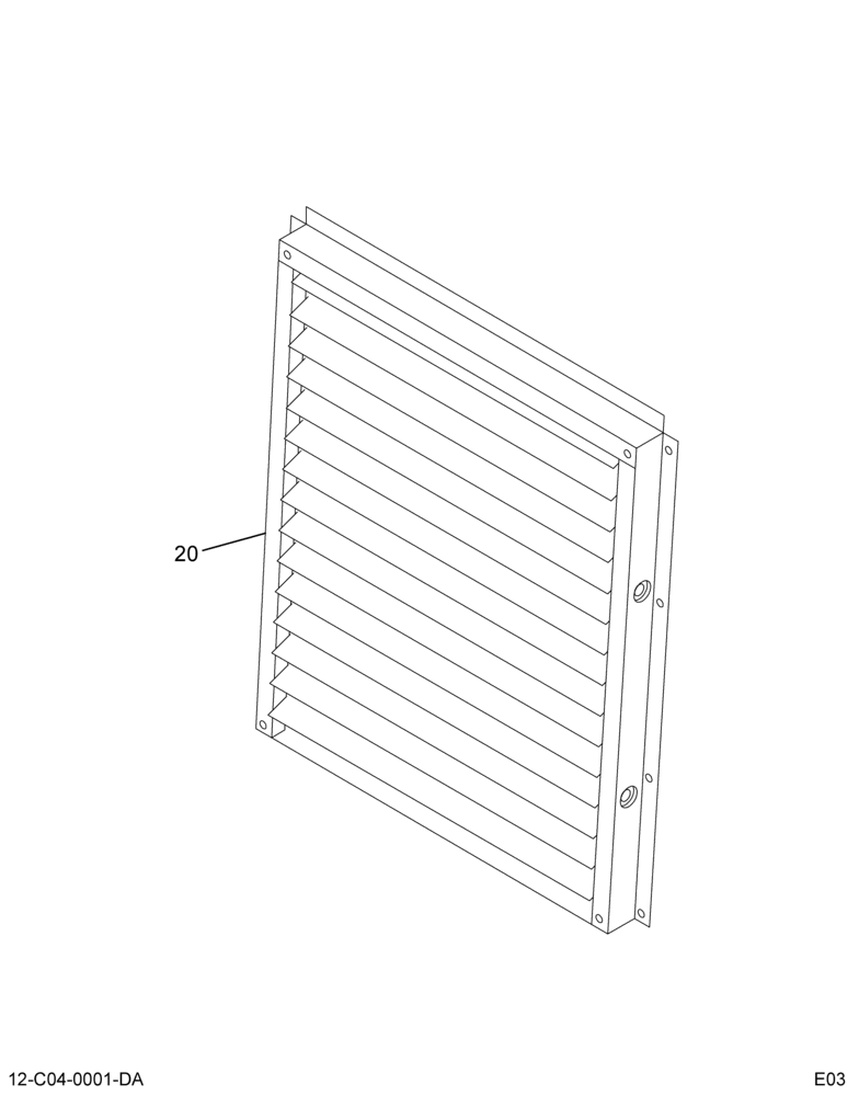 RADIATOR SHUTTER & OIL COOLER ASM; (CUM ISB)