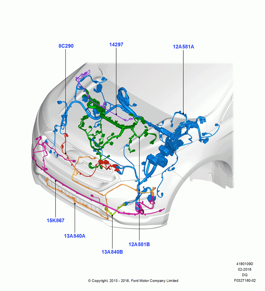 09D - Wiring - Engine And Transmission, 2.0L DOHC CR DSL MID, 2.0L Duratorq-TDCi (132kW/180PS), 2.0 EcoBlue A, 2.0 EcoBlue B, 2.0 EcoBlue D; 04/JAN/2016