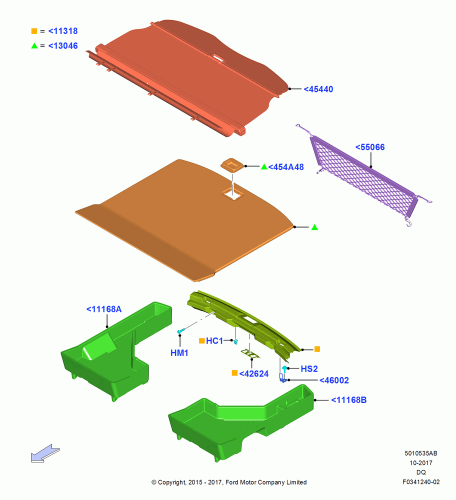 35AB - Load Compartment Trim, North American Markets; 15/DEC/2015-06/SEP/2018