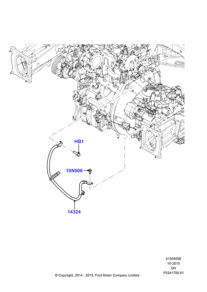 05E - Radio Suppression, 1.0L EcoBoost 120PS/125PS/140PS, 6 Speed Manual Trans - B6, 6 Speed Auto Trans 6F15; 08/DEC/2014-04/MAY/2018