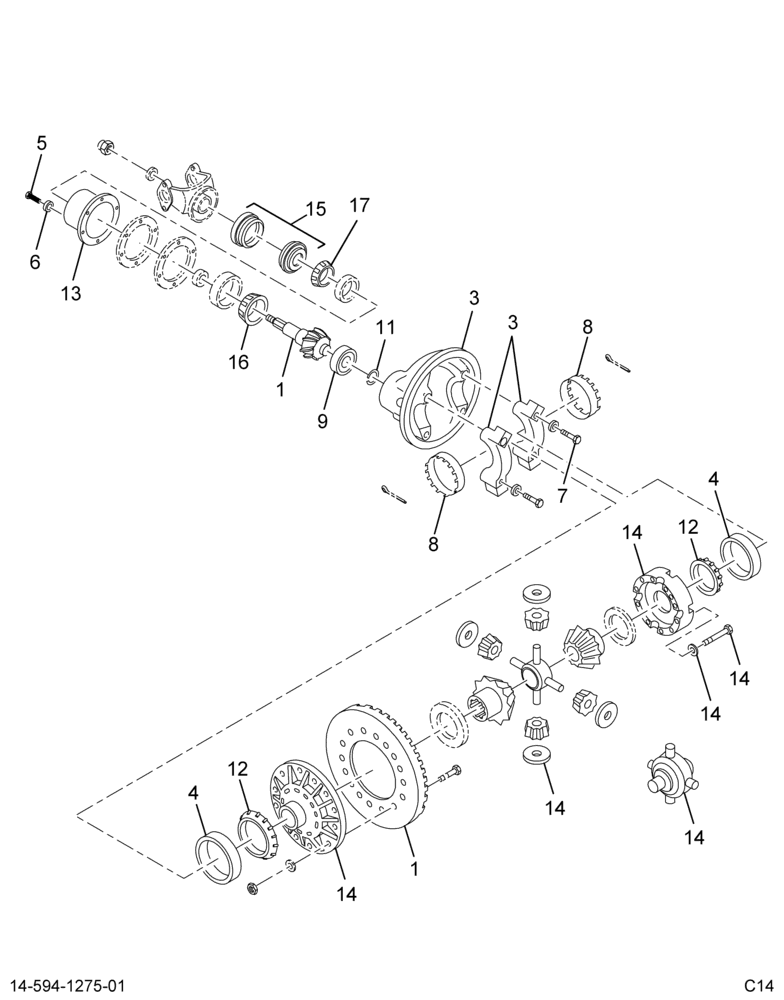 ......DIFF CARR 14X REMAN 4.33 (AC4Z-4010-AGRM)