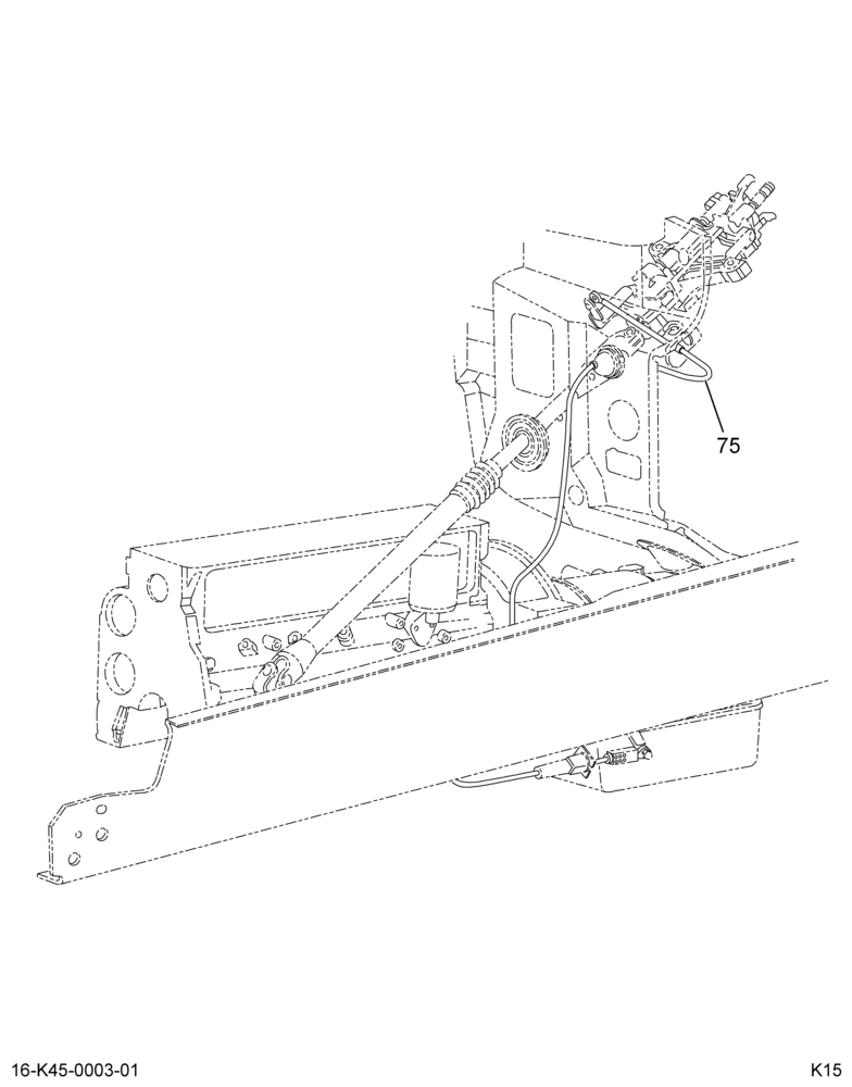 INSTRUMENT PANEL; OMIT XMSN CONTROL CABLE,(ABR#45)