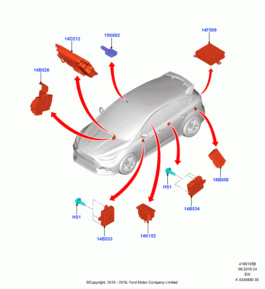05B - Vehicle Modules and Sensors, (+) "CDN/MEX/PR/USA"; 04/JAN/2016