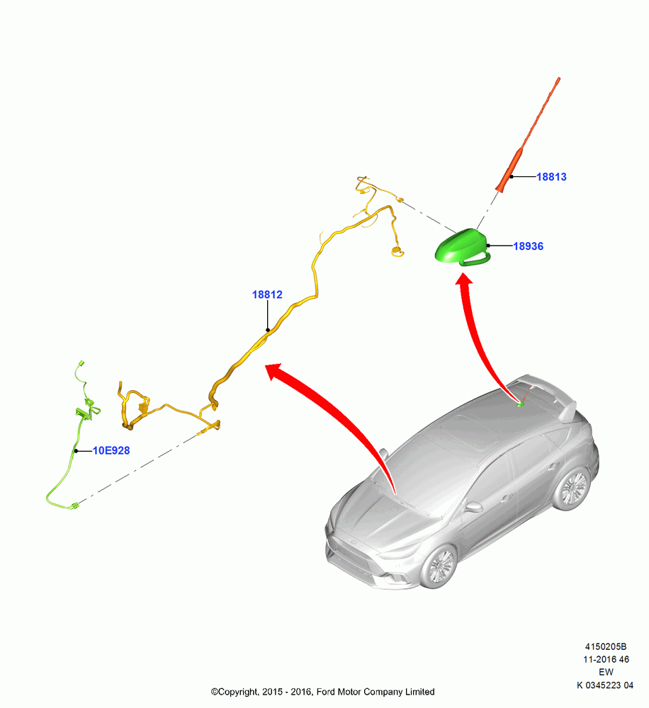 05B - Antenna, (+) "CDN/MEX/PR/USA"; 04/JAN/2016