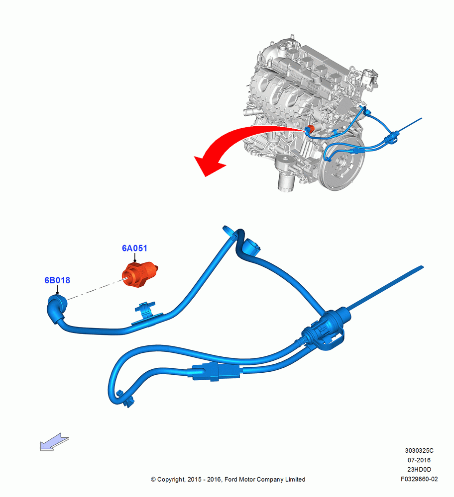 25C - Engine Heater, 2.3L Ecoboost; 04/JAN/2016