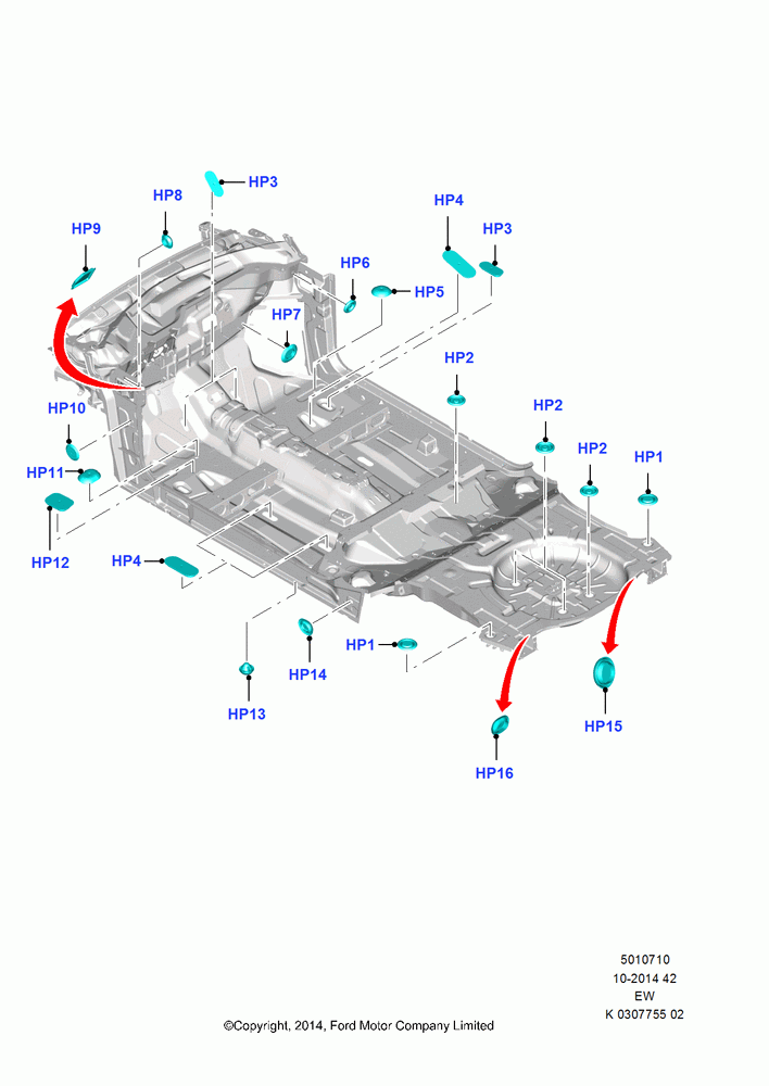 10 - Plugs - Floor Pan; 06/OCT/2014