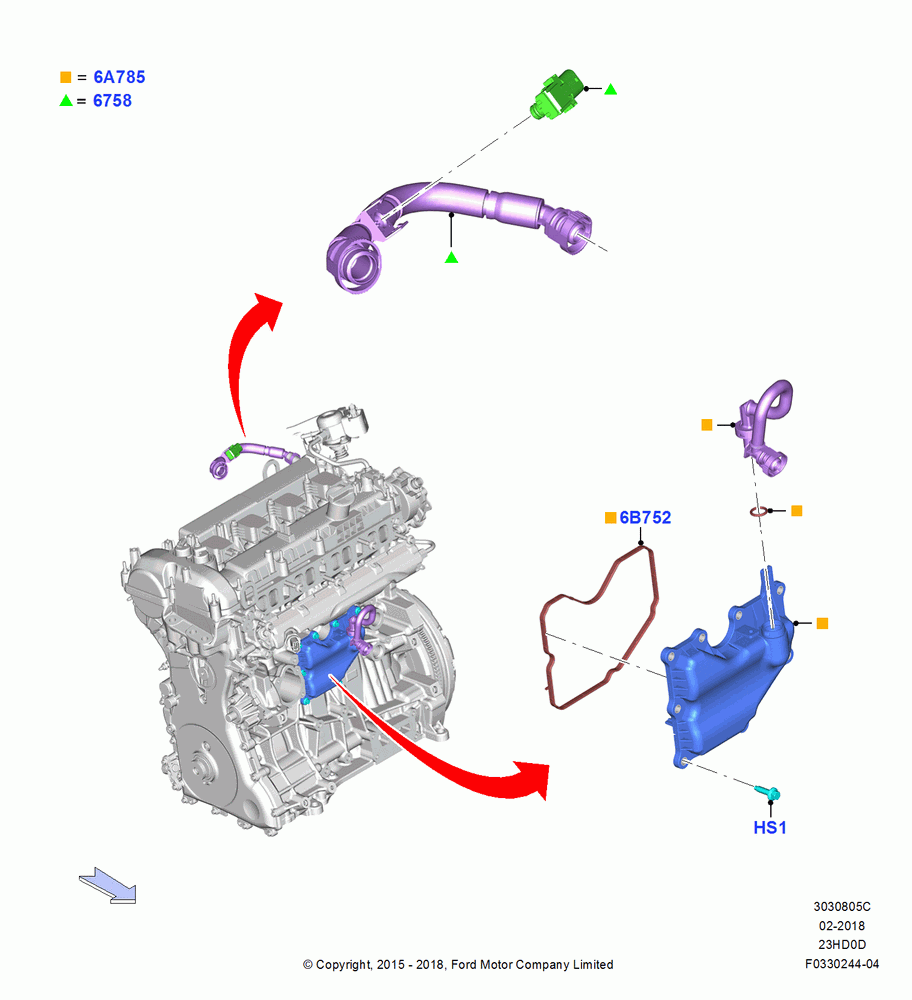 05C - Emission Control - Crankcase, 2.3L Ecoboost; 04/JAN/2016