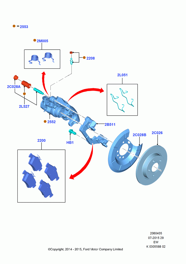 05 - Rear Brake Discs and Calipers, With Rear Disc Brakes; 06/OCT/2014