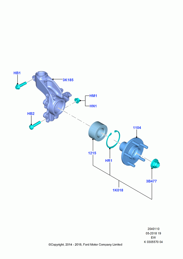10 - Front Knuckle and Hub; 06/OCT/2014