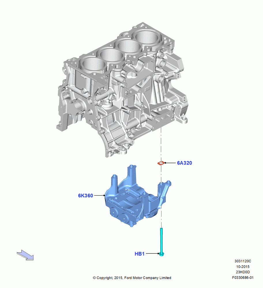 20C - Balance Shafts and Drive, 2.3L Ecoboost; 04/JAN/2016