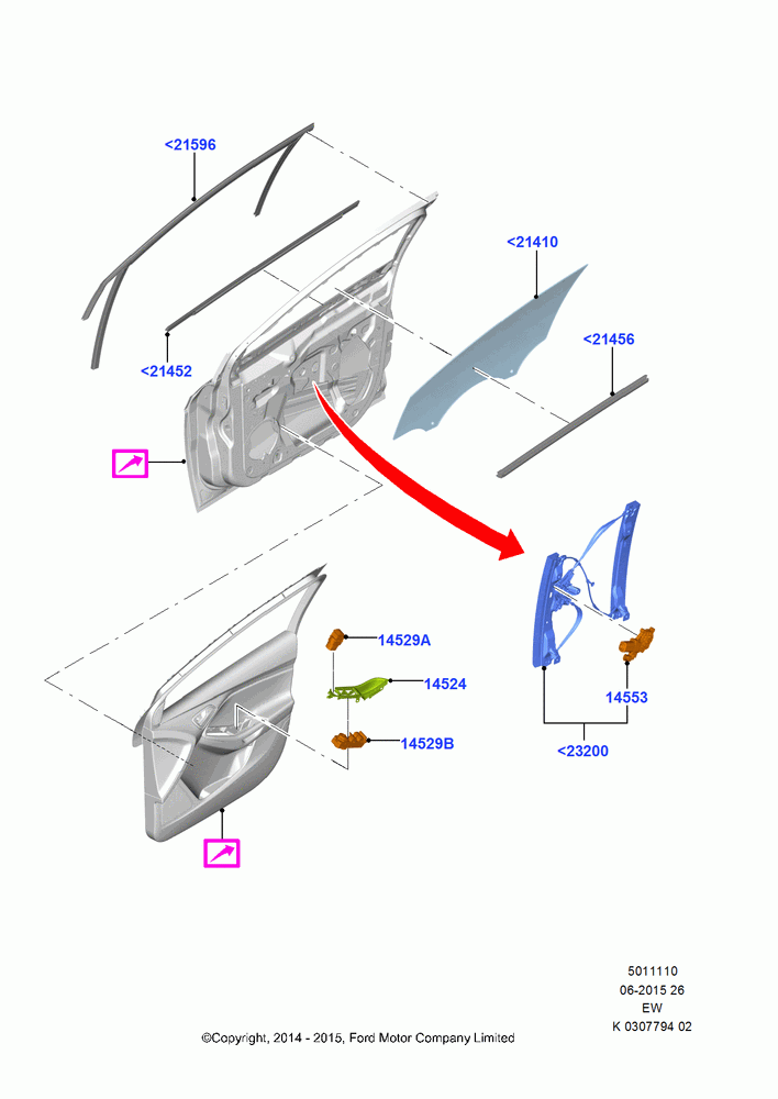 10 - Front Door Glass & Window Controls; 06/OCT/2014