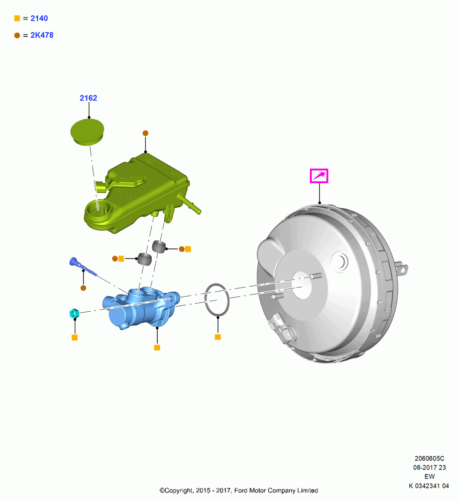 05C - Master Cylinder - Brake System, RS Version; 04/JAN/2016