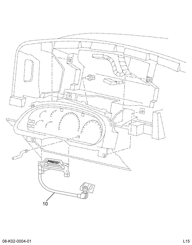 INSTRUMENT PANEL; ABR#2,PRNDL
