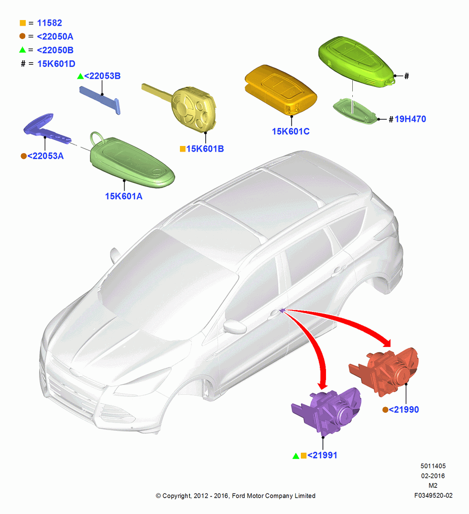 05 - Vehicle Lock Sets and Repair Kits; 09/APR/2012-13/AUG/2019