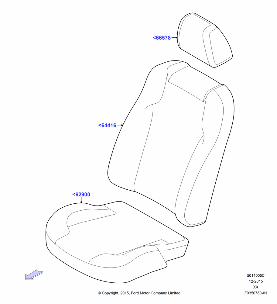 05C - Front Seat Covers, Police Version; 04/MAY/2015-03/MAR/2019