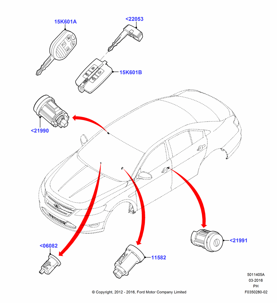 05A - Vehicle Lock Sets and Repair Kits; 15/JUN/2009-06/FEB/2012