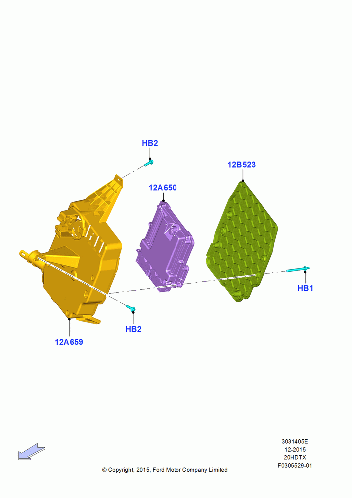 05E - Engine Modules and Sensors, 2.0L EcoBoost (240PS); 21/MAR/2016-13/AUG/2019