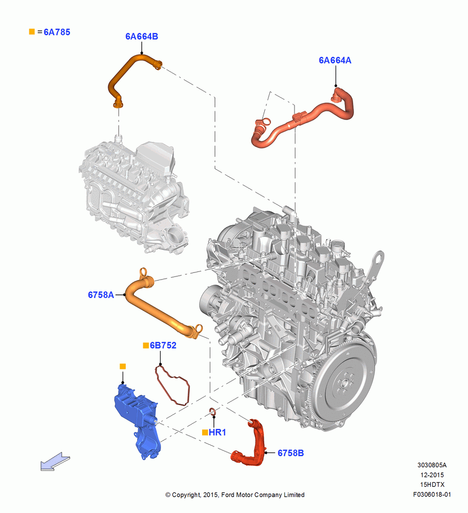 05A - Emission Control - Crankcase, 1.5L EcoBoost 16V (180PS); 21/MAR/2016-13/AUG/2019